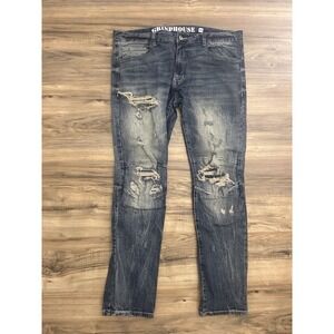 Men's Grindhouse Jeans Size 40 Straight Fit Light‎ Wash
